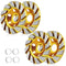 4 Inch Turbo Diamond Grinding Cup Wheel, 12 Segs Heavy Duty Angle Grinder Wheels, 4pcs