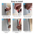 Floor Transition Strip, Self Adhesive Laminate Cover Strips, 1.57" Flat Vinyl for Tile and Wood Joins
