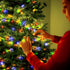 50 16.4Ft String Lights with Timer, Christmas Outdoor String Lights LED Waterproof Lights for Xmas Tree Wreath Garland