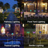 6 Pack Hummingbird Glintoper Solar Garden Stake Lights Outdoor, Solar Butterfly Figurine Lights, Multi-Color Changing