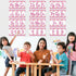 Outus 12 Pcs Candy Alphabet Bulletin Board Set, Candyland Letter Cutout Alphabet Number Decor for Classroom, Nursery,