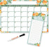 Magnetic Dry Erase Calendar for Fridge, Clementine Magnetic Calendar for Refrigerator, White Board