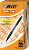 BIC Soft Feel Black Retractable Ballpoint Pens, Medium Point (1.0mm), 36-Count Pack with Comfort Grip