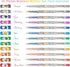 Yexiya 72 Pcs Scented Glitter Color Pen Multicolor Fun Pens Smooth Writing Pen Stationary Kit Cute Scented Pens Smell Good Pens Fruit Flavors Coloring Pen for Girls Kids Arts Crafts School by Yexiya