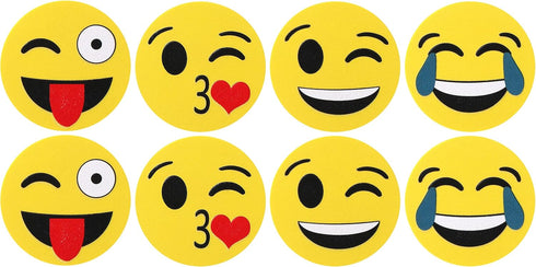 Mr. Pen Smiley Magnetic Whiteboard Erasers, 8 Pack - Mini Cute Dry Erase Back to School Supplies