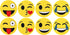 Mr. Pen Smiley Magnetic Whiteboard Erasers, 8 Pack - Mini Cute Dry Erase Back to School Supplies
