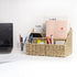 KOLWOVEN Sea Grass Magazine Display Holder, Mail Organizer Countertop, Bill Sorter, File Organizer for Desk and Home