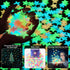 100pcs AM AMAONM Glow in The Dark Luminous Stars Fluorescent Noctilucent Plastic Stars Wall Stickers Glowing Stars