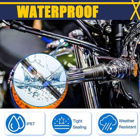 430PCS Solder Seal Wire Connectors with 300W Heat Gun, Waterproof Solder Stick Heat Shrink Butt Wire Connectors