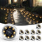 SOLPEX Mini Solar Ground Lights, 10 Pack Solar Lights Outdoor Waterproof, Pathway