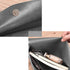 Enyuwlcm PU Leather A4 File Folder Document Holder with Snap Closure for Receipt Contract, Gray