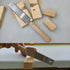 Small Woodworking Hand Saw, 6 Inch Flexible Blade, Double Edge for Craft and DIY
