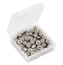 binifiMux 100pcs 6-32 304 Stainless Steel Nylon Inserted Lock Nut, #6 Nylon Lock Nuts for 3D Printer, Models