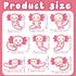 Nuenen 9 Pads Axolotl Sticky Notes, Cute Memo Pads, Kawaii Gifts, Cartoon Self Stick Pads, 30 Sheets/Pad for School