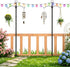 ETELI 2 Pack Light Poles for Outside, 9FT String Light Poles with