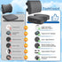 TushGuard Back&Seat Cushion, Car Seat Office Chair Cushions, Breathable Memory Foam Lumbar Back Support Pillow
