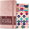 Legend Planner Pocket – Small Undated Monthly & Weekly Goal Journal, Mini Life Organizer Planner, Rose Gold
