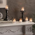 12Pack 2"X3" w/4 Timers+2 VIODAIM Glass Flickering Flameless Candles with Remote, Real Wax Votive Candles Battery