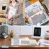 Mesh Zipper Pouch, Waterproof Zipper Bags, 18pcs Document Folders for School Office Supplies and Puzzle Storage