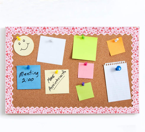 URATOT Valentine's Day Bulletin Board Border 65.6 Feet Scalloped Decoration Rolled Borders for Classroom