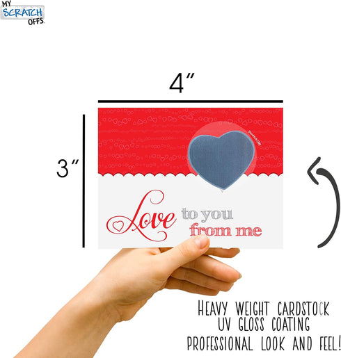 My Scratch Offs 25 DIY Make Your Own Scratch Off Cards for Lunchbox Love Notes and Coupons