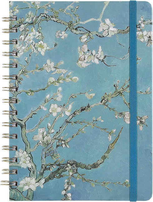 Ruled Notebook/Journal - Lined Spiral Journal with Premium Thick Paper, 8.5" X 6.4", Waterproof Hardcover for Office,