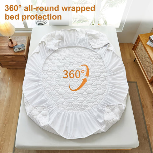 VOPHIA (2, 36 80inch) Waterproof Hospital Bed Sheet Mattress Cover Protector Hospital Grade Incontinence Protection