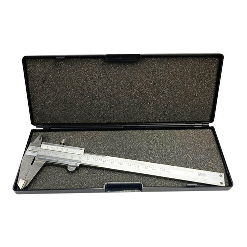 NORTOOLS Professional Vernier Caliper, Stainless Steel for Inside, Outside, Depth and Step Measurements, 6 Inch