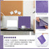 Fulmoon 12 Pcs Plastic Round Ring Binders 12.2 x 9.8 Inch with Pockets for Home, Office, School (Purple, 1/2 Inch)
