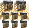 LOFTEK Solar Deck Lights, 8 Pack Solar Fence Lights, Outdoor Patio Decorative