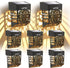 LOFTEK Solar Deck Lights, 8 Pack Solar Fence Lights, Outdoor Patio Decorative