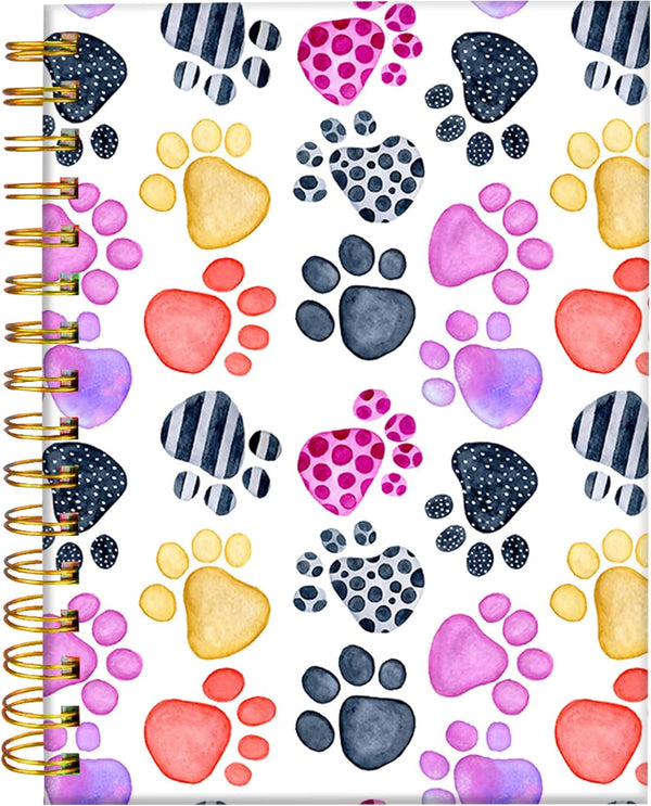 Cute A5 Spiral Journal Notebook, 60 Sheets College Ruled, Strong Twin-Wire Binding, Perfect for School Gifts, Colorful