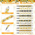 Pasimy 48 Pcs Sunflower Notebooks and Pen Set, Mini Notepad and Ballpoint Pen Vintage Sunflower Gift Favor for Office
