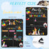Tenare Colorful Dog Birthday Chalkboard Sign, Reusable Double Sided Milestone Board for Photo Props Party Supplies