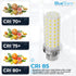 BlueStars 4 Pack 20W E26 E27 LED Corn Light Bulbs, 150W Equivalent, 6500K Cool Daylight White, 1600 Lumens