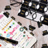 Outus 24 Pieces Monthly Adhesive Tabs for Planner, Designer Accessories Monthly Tabs Stickers for Notebook Planners