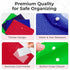 Plastic Envelopes - 12 Pack Plastic Folders for Documents, A4 Size Document Folder, Plastic Envelopes with Snap Closure, Reusable Plastic File Folder with Card Insert, Poly Envelopes by Cyber Printshop