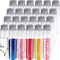 24 Pcs Clear Plastic Test Tubes 115ml with Caps, Flat-Bottomed Bath Salt Containers for Candy, Gumball, Plant
