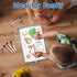 Grtard Magnetic Dry Erase Board with Stand, 12''x8'' Dry Erase White Boards, Portable Double-Sided Easel for Kids