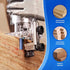 NIBBLAX Set, 1/4" 1/4",5/16",3/8",1/2" Router Bit Straight Router Bit Shank, Flush Trim Cut Router Bit for Woodworking