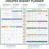 Notebook/Accounting A5(5.8" 8.2") Budget Planner - Monthly Financial Planner Organizer with Expense Budget Book/Expense
