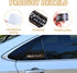 8PCS Window5" 1" Smile You're On Camera Sticker for Car, Self Adhesive Waterproof Durable Video Surveillance Sign