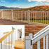 LukLoy 2x4 Brackets for Wood Rail, 50 Pack Black Deck Railing Brackets Connectors for 2’’ X 4’’ Wood Post