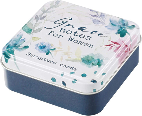 Christian Art Gifts Scripture Prayer Cards - 50 Double Sided Cards in Tin for Encouragement