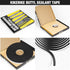 Butyl Rubber Tape Headlight Glue Sealant Rope, 14.8Ft Diameter 8mm for Automotive Window Door Sealing