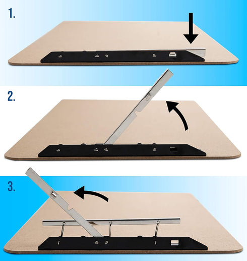 Extra Large Clipboard Set, 6pc, Fits 11 x 17 Tabloid Paper, Vertical or Landscape, 11.6"x19.5”