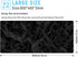 JIALONG Black Topographic Large Gaming Mouse Pad, XXL Mousepad, Big Desk Pad for Keyboard and Mouse, Gaming Accessories