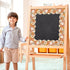 Whaline 32.8ft Boho Floral Bulletin Board Borders Retro Flower Scalloped Strips for School Classroom Office