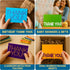 50 6x4 Kids Thank You Cards Bulk - Thick, in Blank Thank You Notes with Envelopes and Stickers - Fun, Colorful Designs
