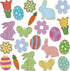 Eaasty 60 Pcs Easter Bulletin Board Decorations, Religious Spring Cutouts for Classroom Spring Decor